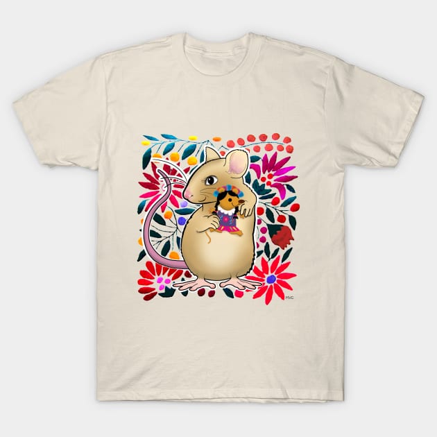 Mexican mouse with mexican doll T-Shirt by Brash Ideas